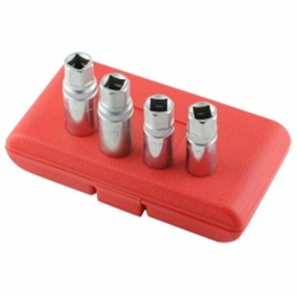 K-Tool International 0.5 in. Drive Metric Stud Remover Set - 4 Pieces KTI-23900